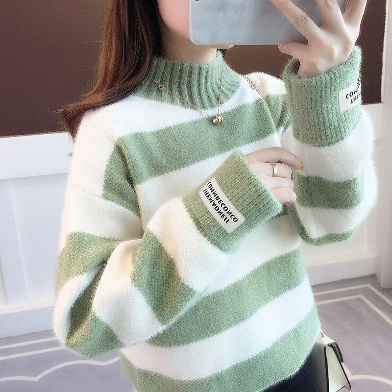 "Mink Turtleneck" Sweater