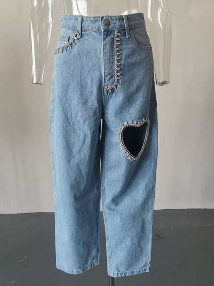 Heart Studded loveable Jeans