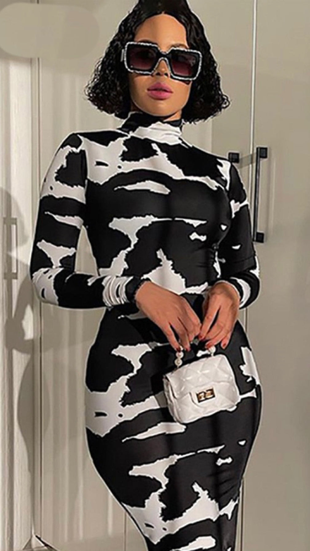 "Cow Print" Dress