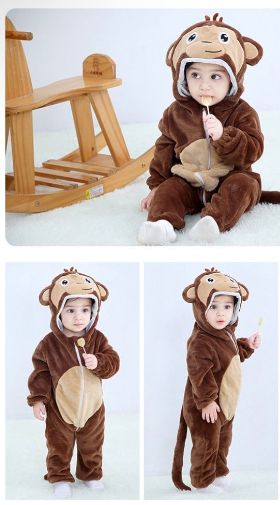 Toddler Animal Jumpsuit Pajamas