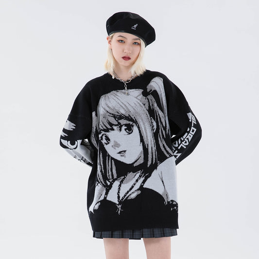 “Oversized Anime” Sweater