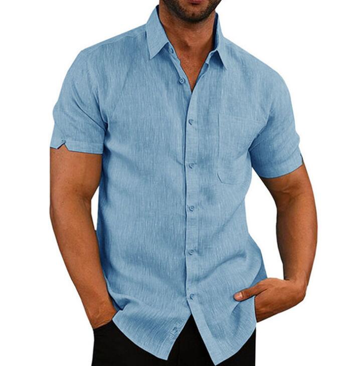 Solid Male Blouse