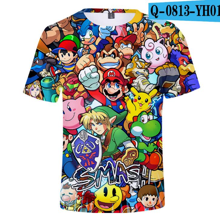 Mario Mushroom Graphics T-shirt