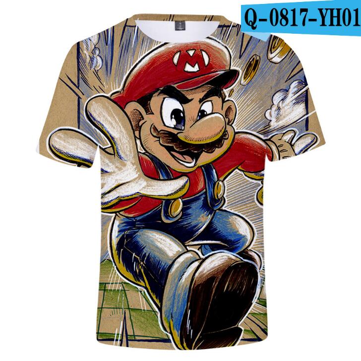 Mario Mushroom Graphics T-shirt