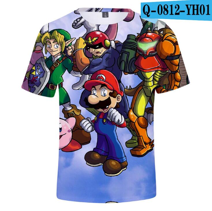 Mario Mushroom Graphics T-shirt