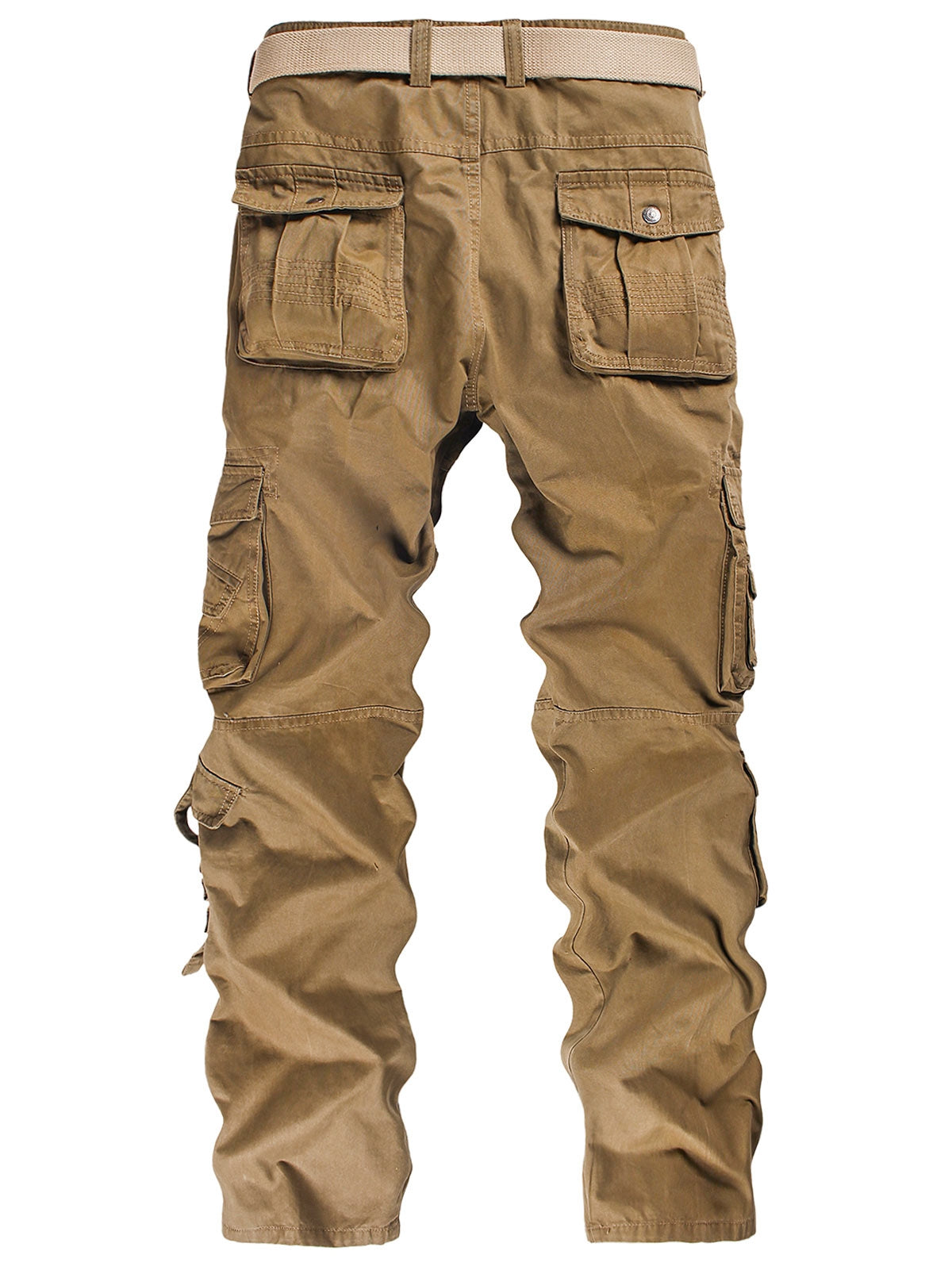 Solid Cargo Pants