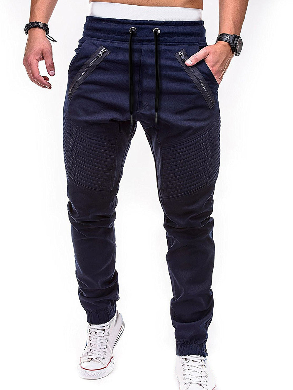 Zipped Embellished Joggers