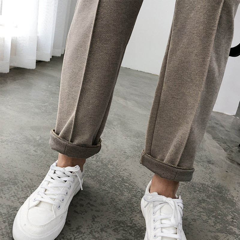 Wool Pencil Pants