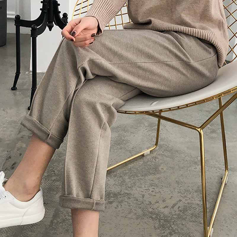 Wool Pencil Pants