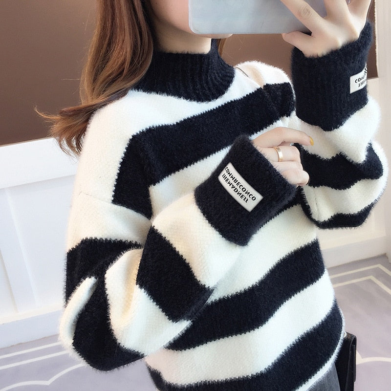 "Mink Turtleneck" Sweater