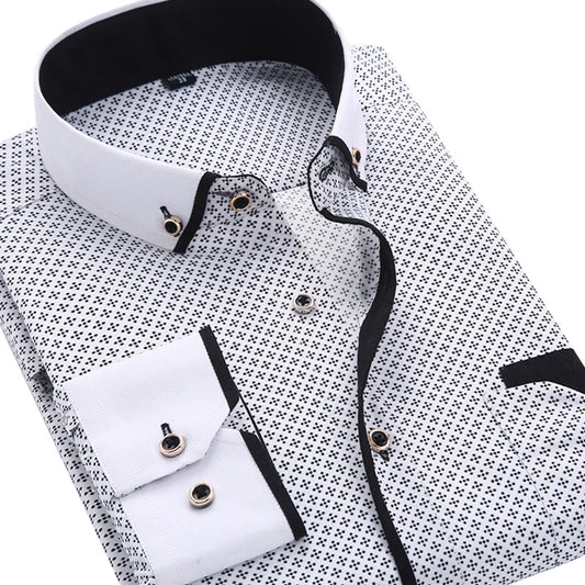 Casual Spike Printed Dress shirt