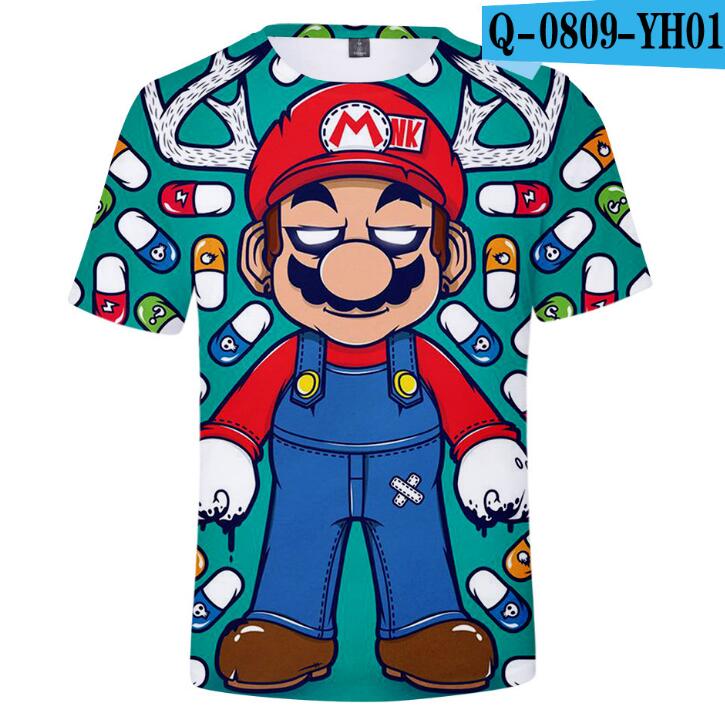 Mario Mushroom Graphics T-shirt