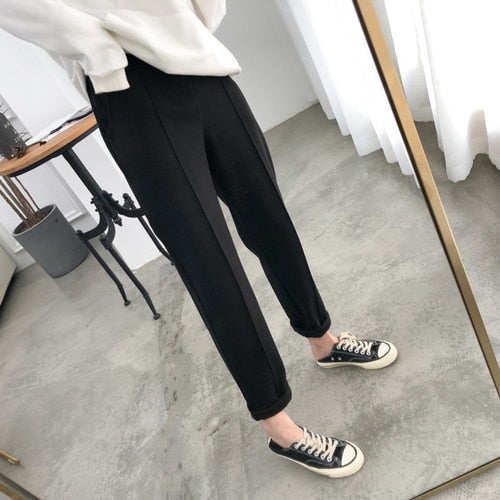 Wool Pencil Pants