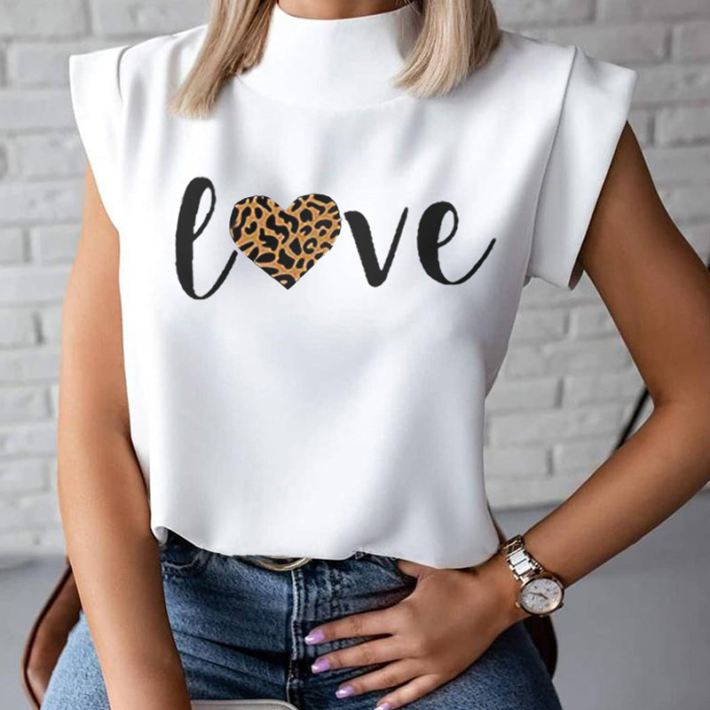 Lips Print Blouse