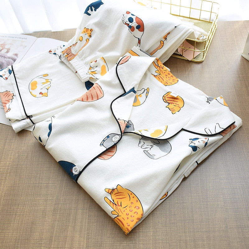 Club House Kitten Pajamas Set