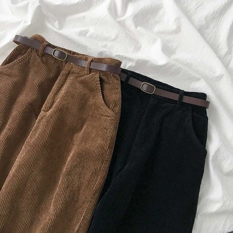 High Waist Female Vintage Pants