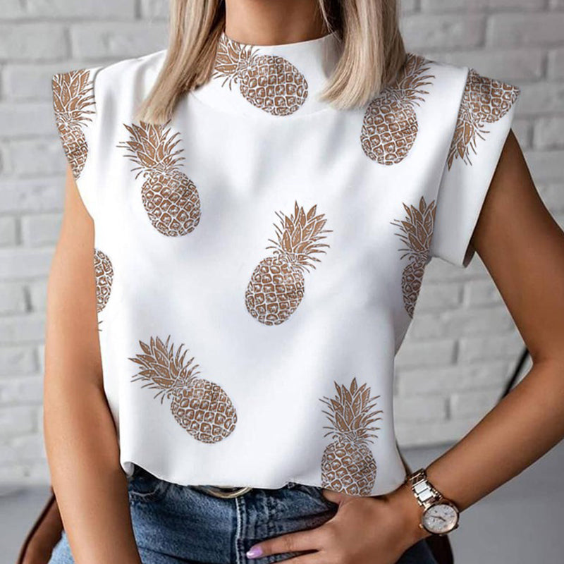 Lips Print Blouse