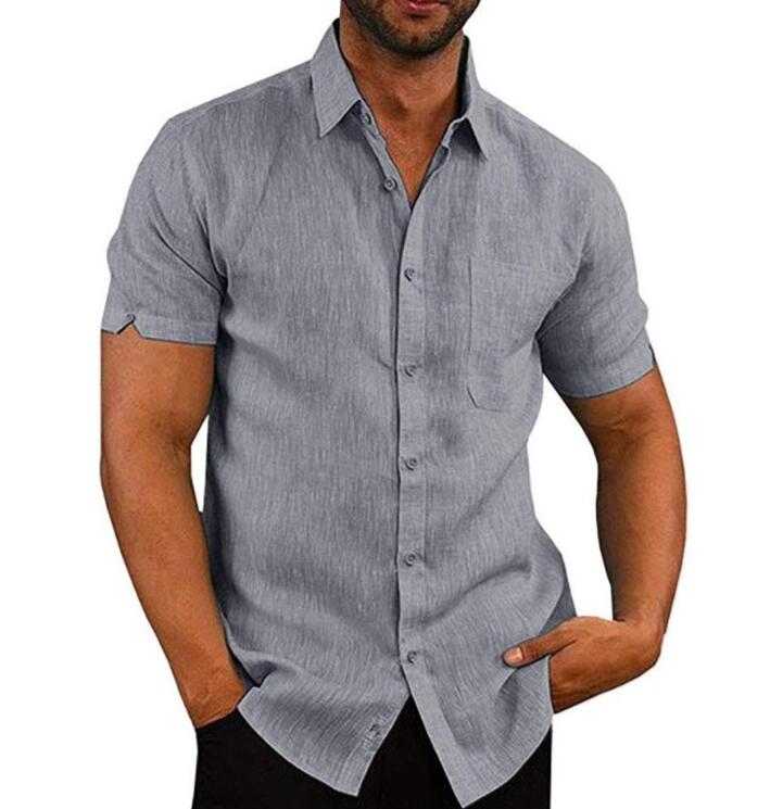 Solid Male Blouse