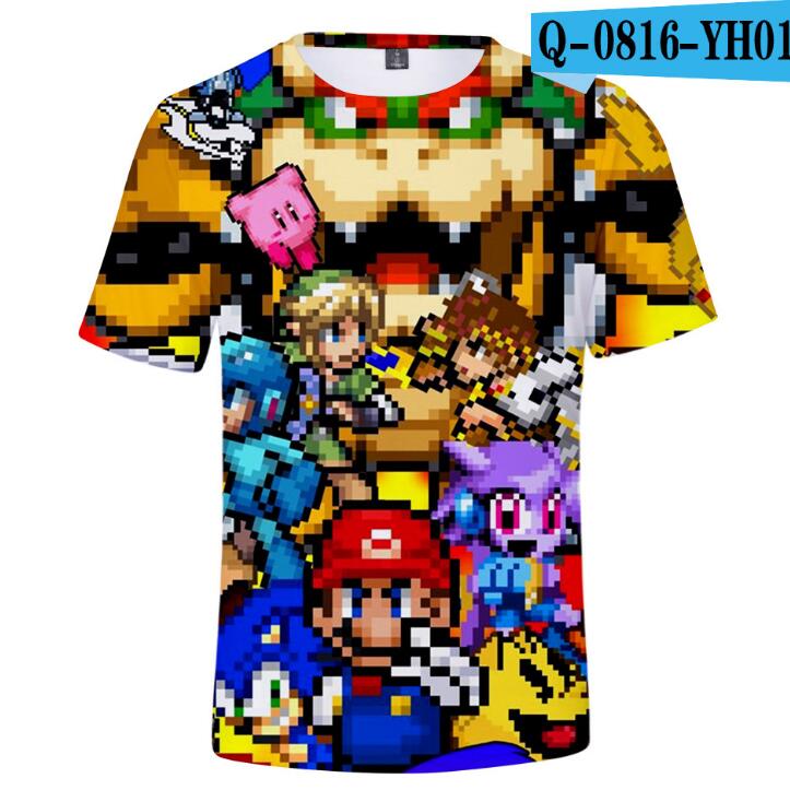 Mario Mushroom Graphics T-shirt