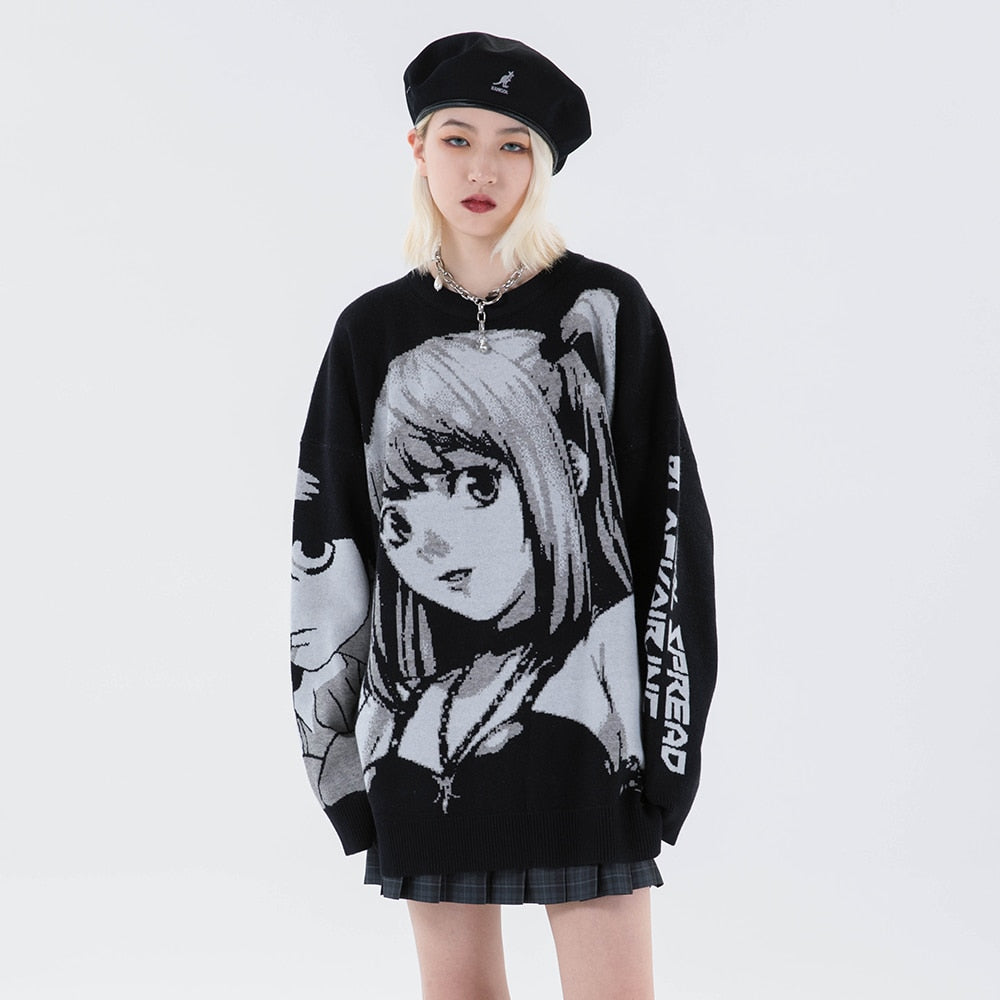 “Oversized Anime” Sweater