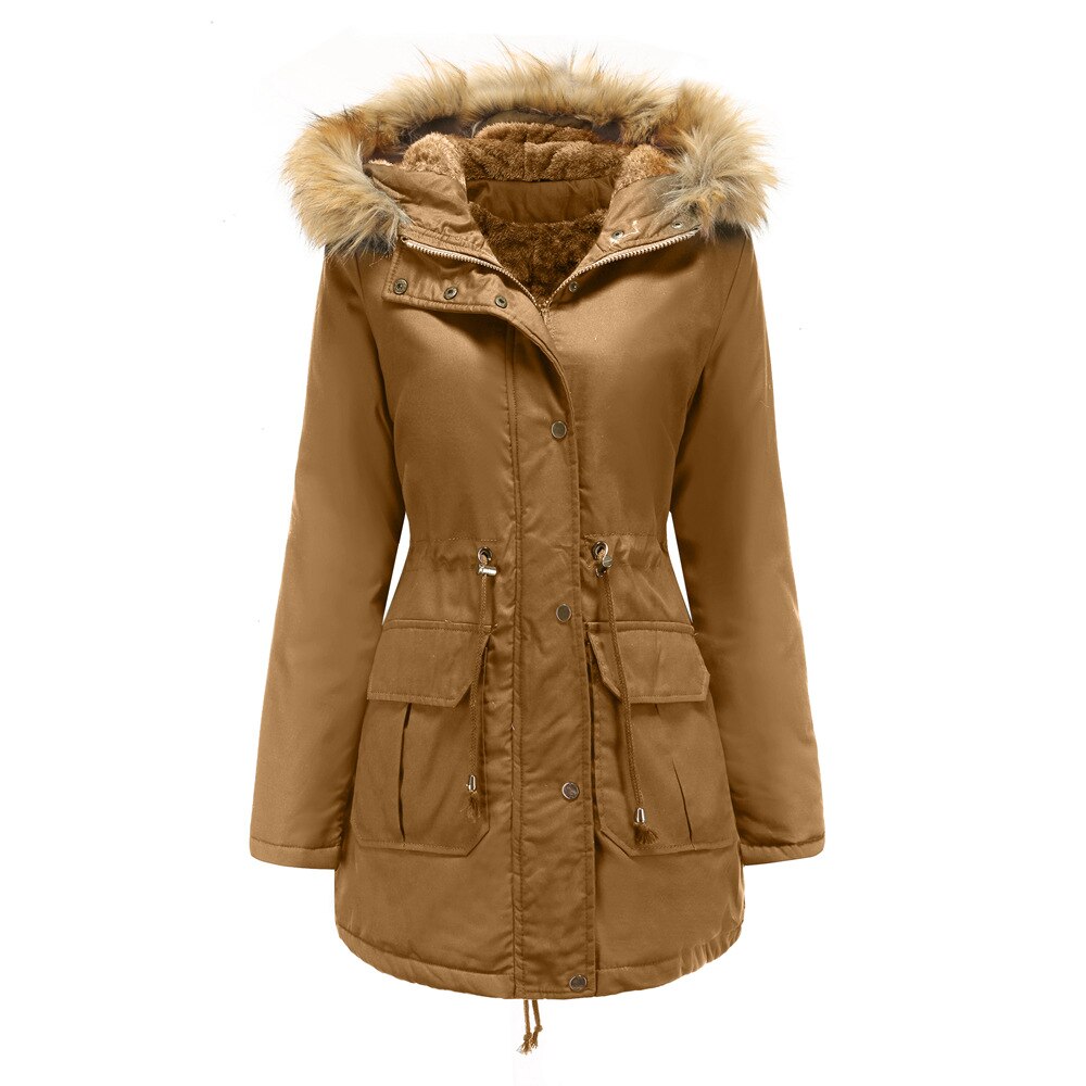 Hooded Fur Winter Jacket