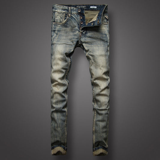 Italian Quadruple Button Jeans