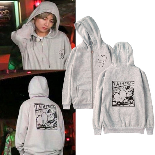 BTS Lover Zipper Hoodie