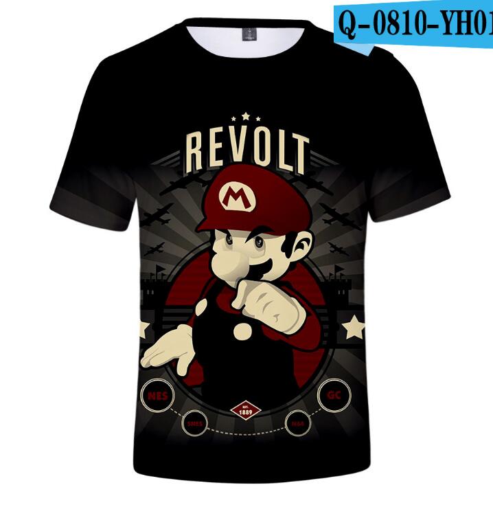 Mario Mushroom Graphics T-shirt