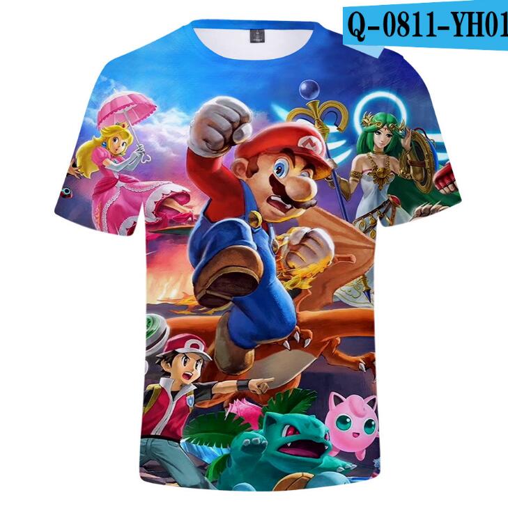 Mario Mushroom Graphics T-shirt