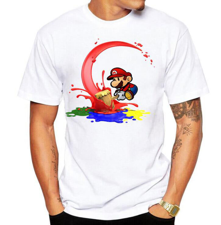 Mario Mushroom Graphics T-shirt