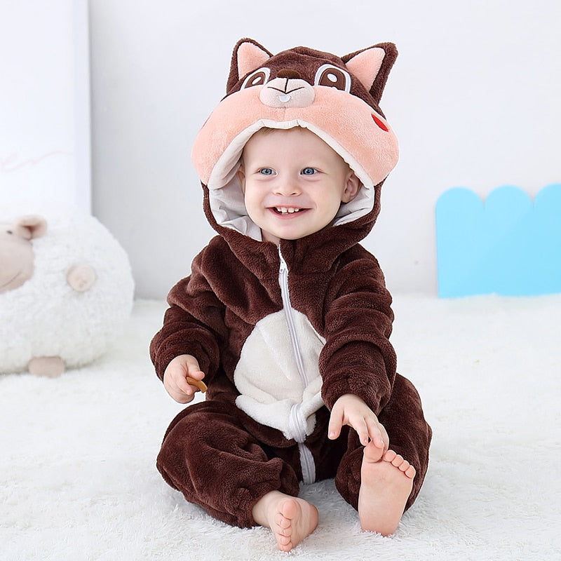 Toddler Animal Jumpsuit Pajamas