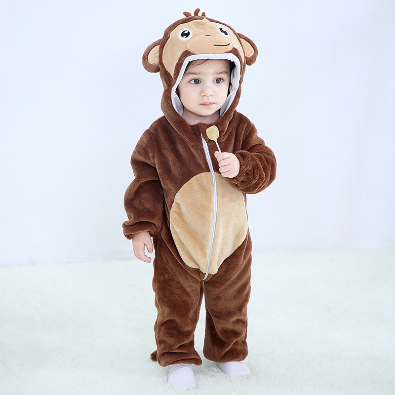 Toddler Animal Jumpsuit Pajamas